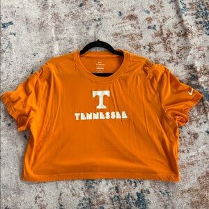 Nike Bright Orange Tennessee Vols Crop Tee
